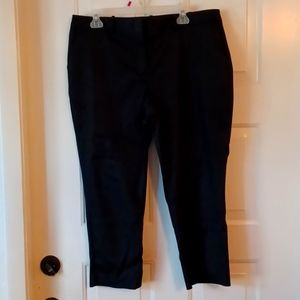 WORTHINGTION WOMEN'S [SIZE:14] BLACK MID-RISE MODEREN FIT ANKLE PANTS